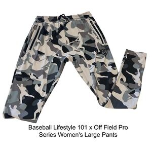 Baseball Lifestyle 101‎ Off Field Pro Series Women's Large Camo Pants